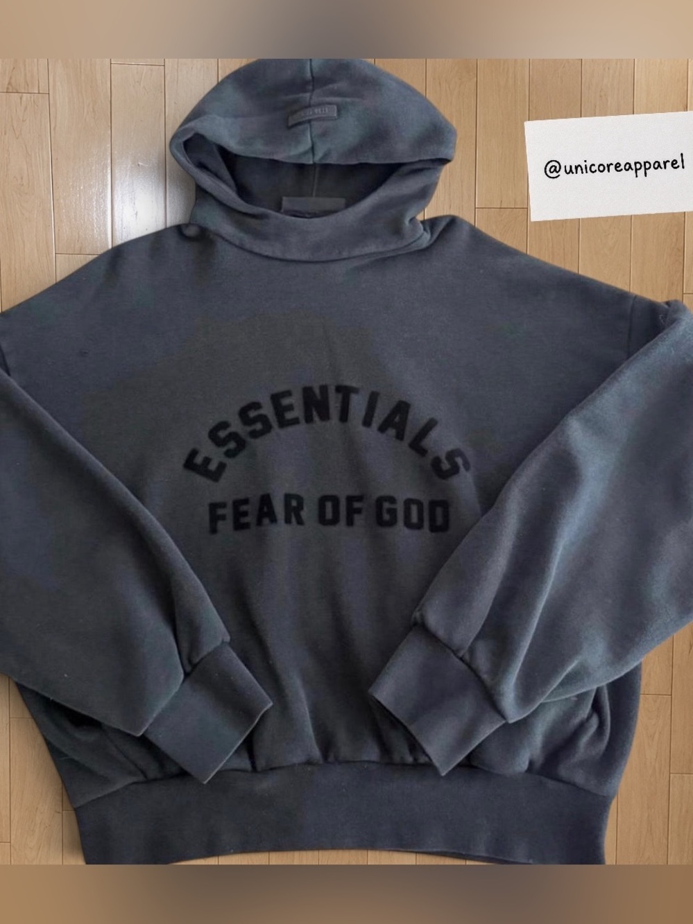 Fear of God ESSENTIALS Arch logo hoodie